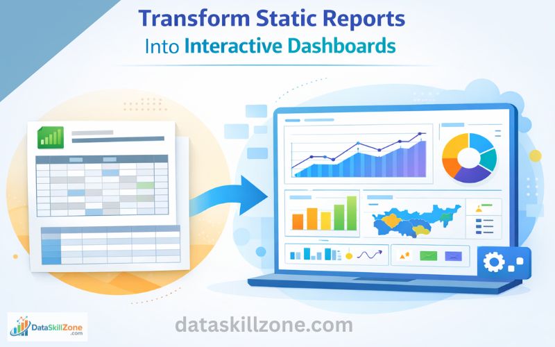 Transforming static Excel reports into interactive dashboards