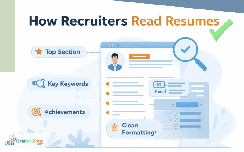 how recruiters read resumes