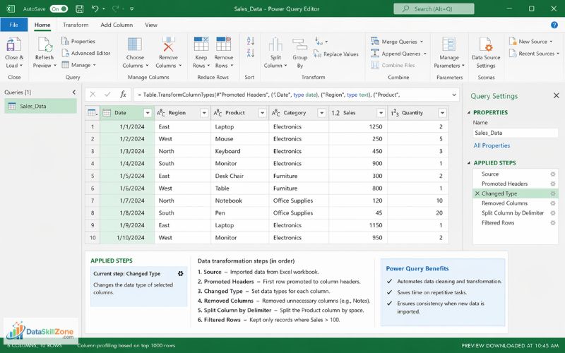 power query in excel